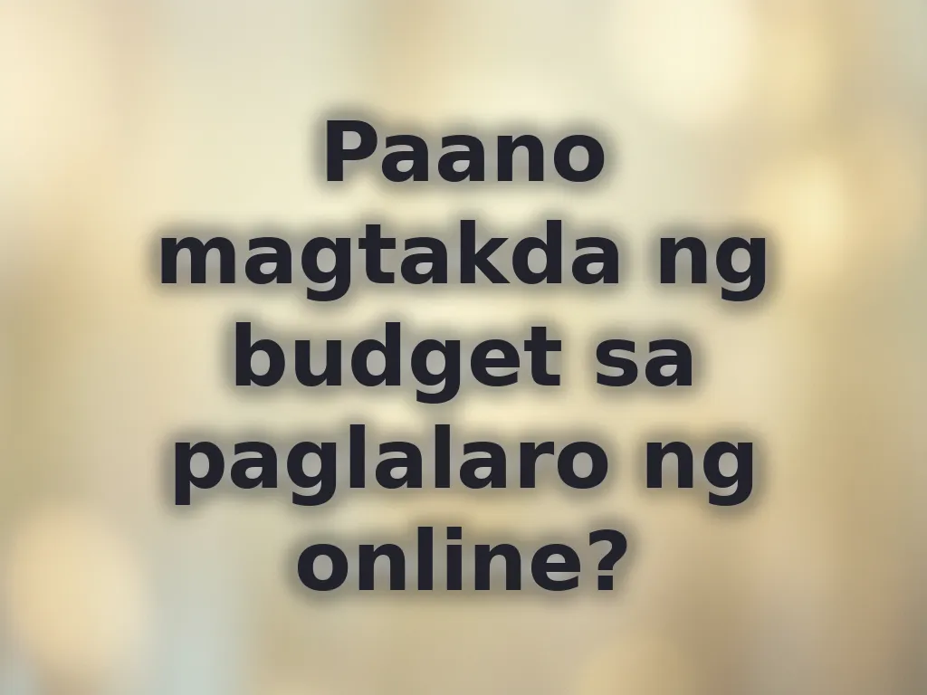 Budgeting Tips